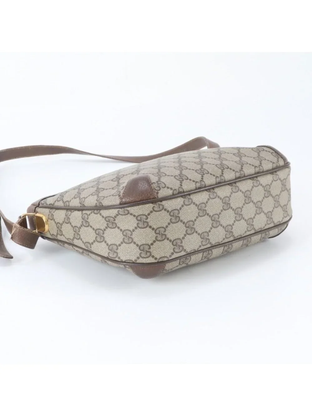 ★SOLD★ Gucci Vintage GG Supreme Leather Shoulder Bag Crossbody Hand Tote - Picture 5 of 11